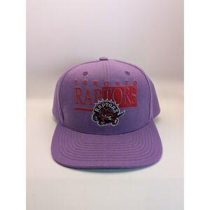 Mitchell & Ness Toronto Raptors Dino Logo Hardwood Classics Snapback Hat Purple